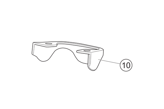 10 - Blende Lenksäule  chrom  NOVA