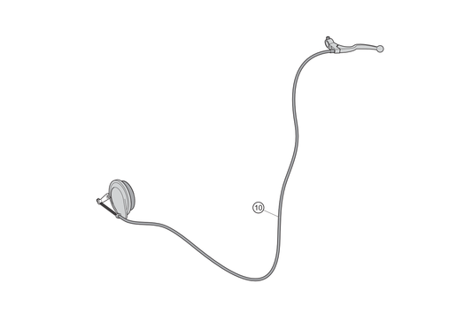 10 - Bremszug hinten  NOVA