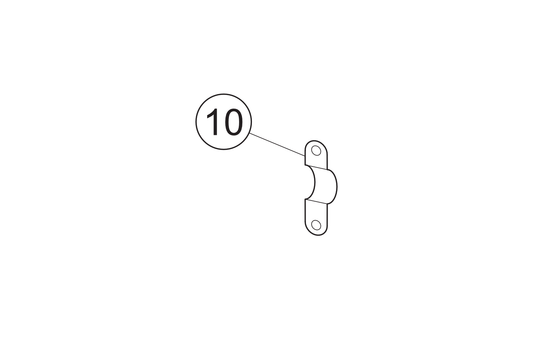 10 - Halter Lenkerverkleidung außen  NOVI