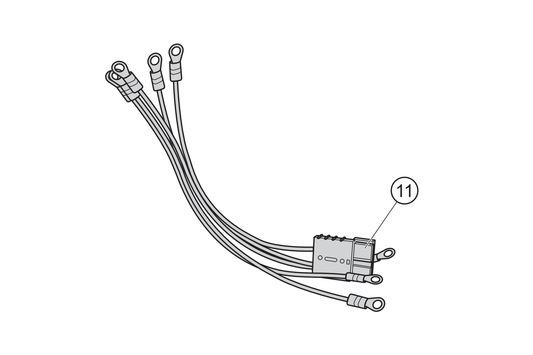 11 - Anschlusskabel Batterie/Motor für Controller LB2016  alle Modelle