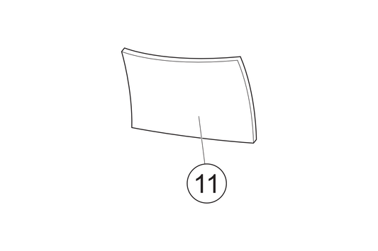 11 - Lenkerverkleidung vorn  mint  NOVA