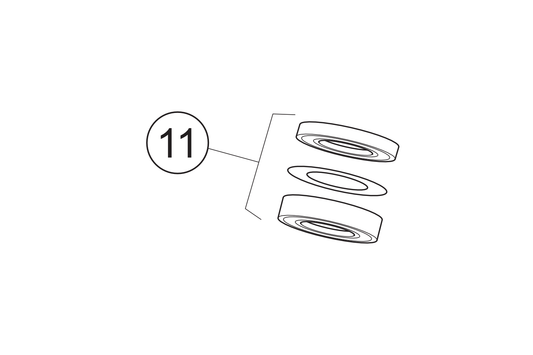 11 - Lenkkopflager  unten  NOVA MJ 2017  ø55x17