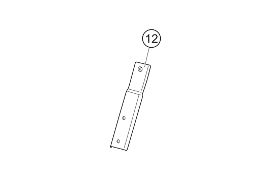 12 - Halter Verkleidung Lenksäule  NOVA