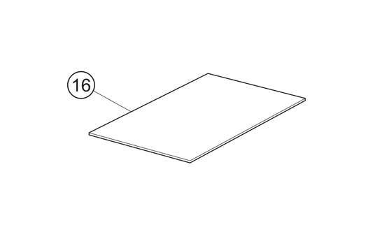 16 - Gummimatte f. Batteriefach 870-5237