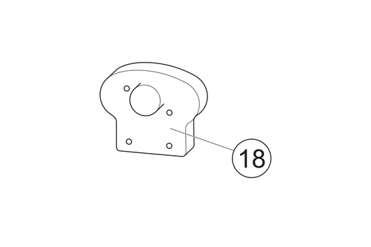 18 - Abd. Kennzeichenleuchte  blau  SWS  NOVA