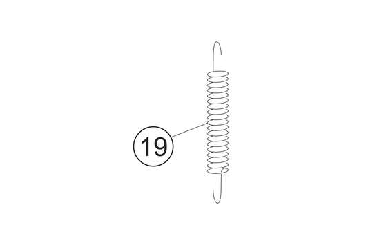 19 - Hauptständerfeder  alle Modelle