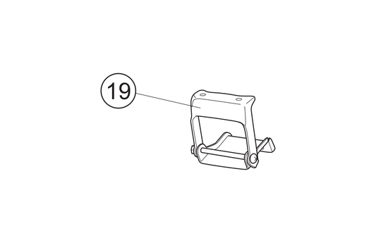 19 - Scharnier Sitzbank  NOVA