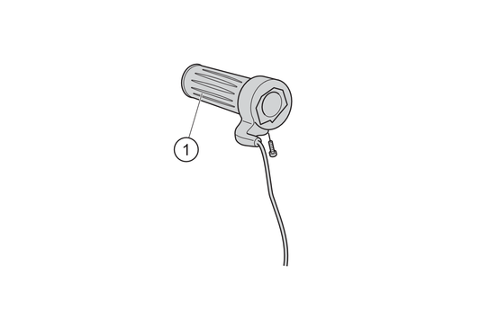 01 - Gasgriff  braun  NOVA