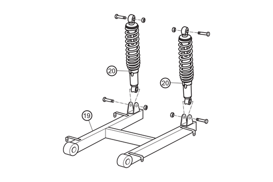 20 - Federbein hinten  NOVI