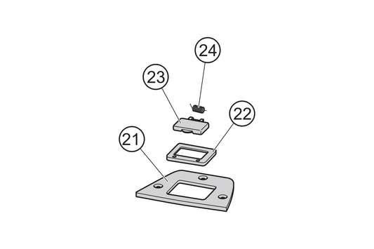 21 - Halterung Ladebuchse  NOVA