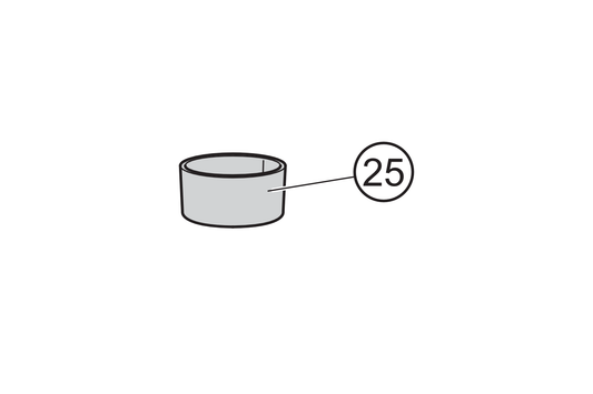 25 - Gummi-Stopfen für WEIPU-Stecker
