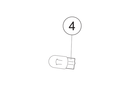 04 - Glühbirne Standlicht/Kennzeichenbeleuchtung 5W/12V  W5W  alle Modelle