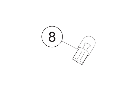 08 - Blinkerbirne 10W/12V  W10W  NOVI