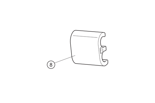 08 - Klemme Gepäckträger  NOVA