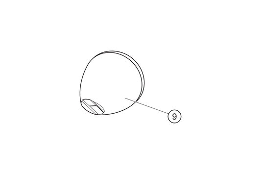 09 - Rücklichtgehäuse  braun  NOVA