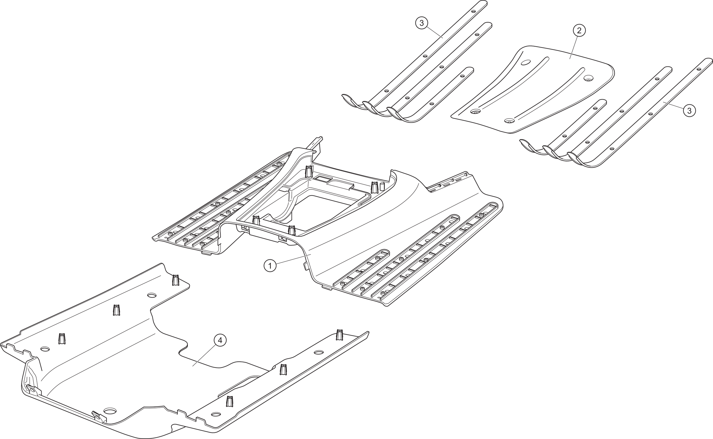 Nova Baugruppe Fußraum