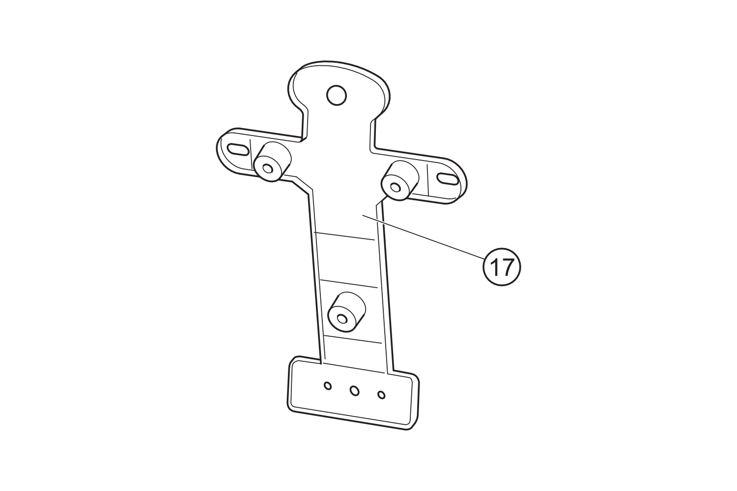 17 - Kennzeichenhalter emco NOVA