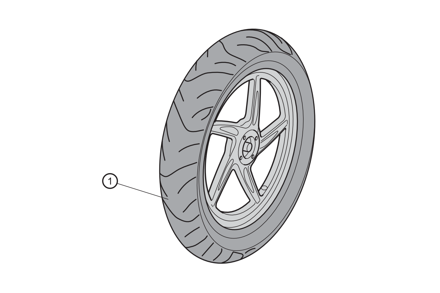 01 - Allwetterreifen 80/90-14 M/C  NOVI-Auslaufmodell Neu 800-13056