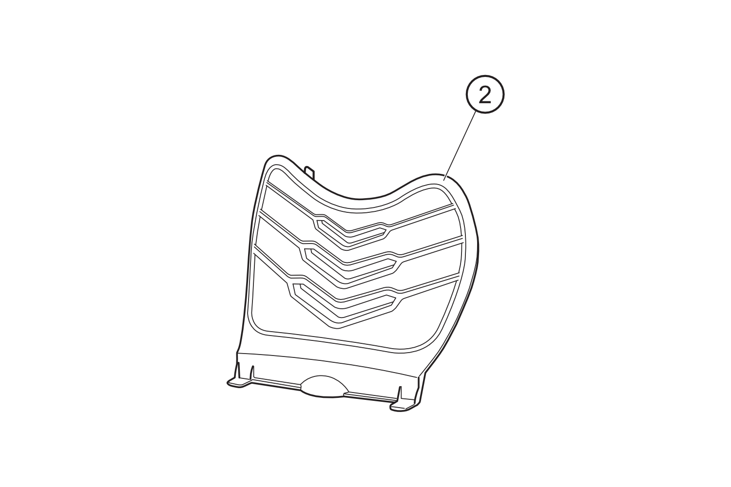 02 - Abdeckung Sitzbankunterverkleidung  mint  NOVA