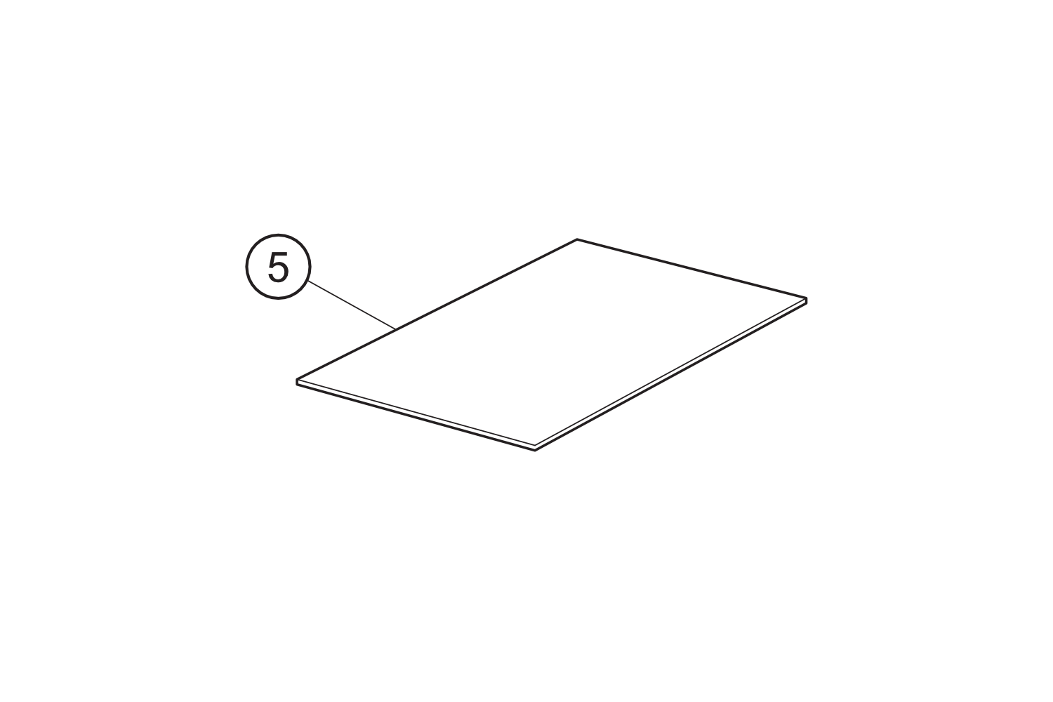 05 - Gummimatte f. Batteriefach 870-5237