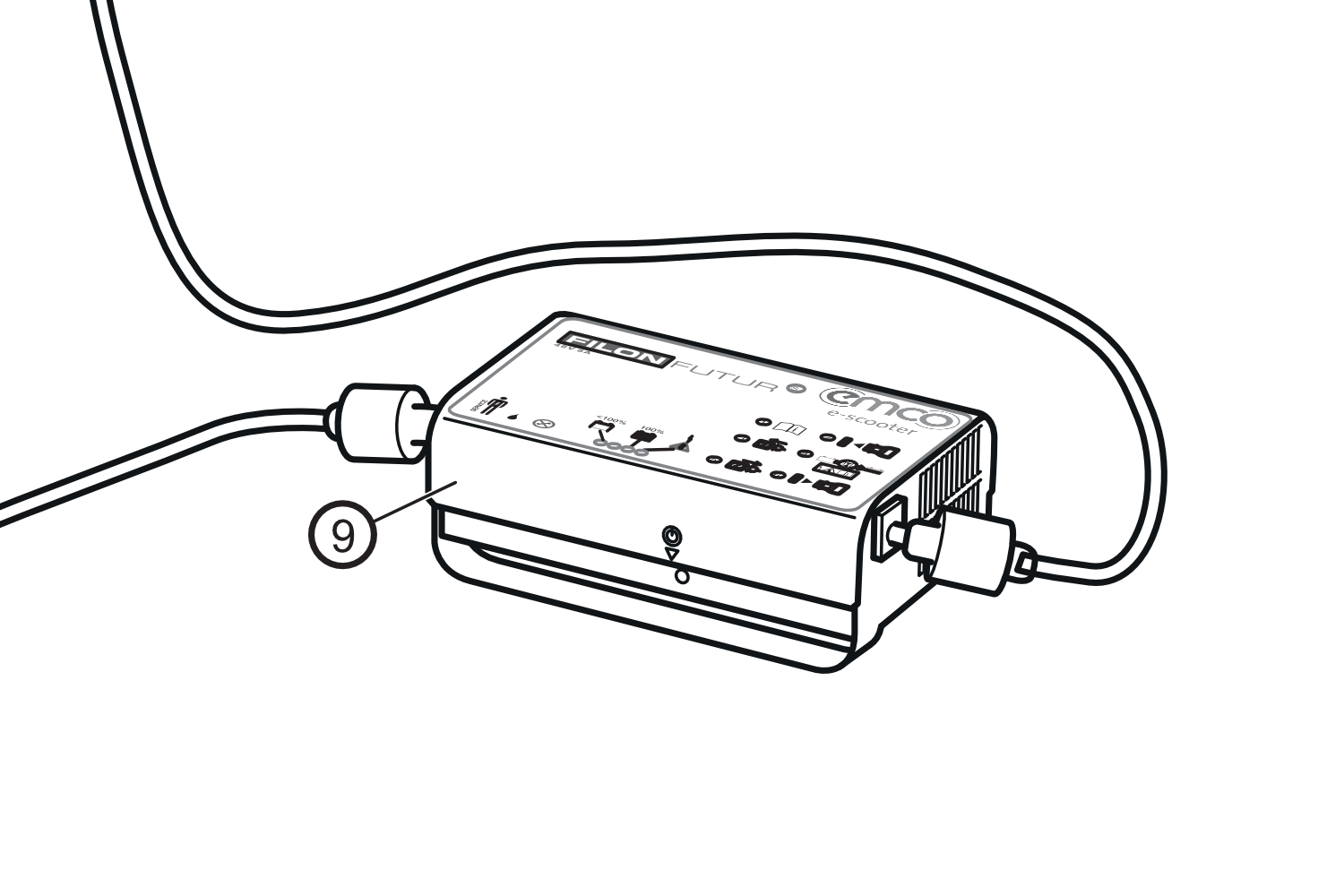 09 - Batterieladegerät E 230 G 48/8 B65-FP -> ersetzt 870-6321
